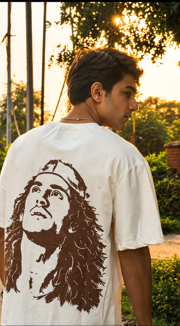 Janardan Graphic Oversized T-Shirt