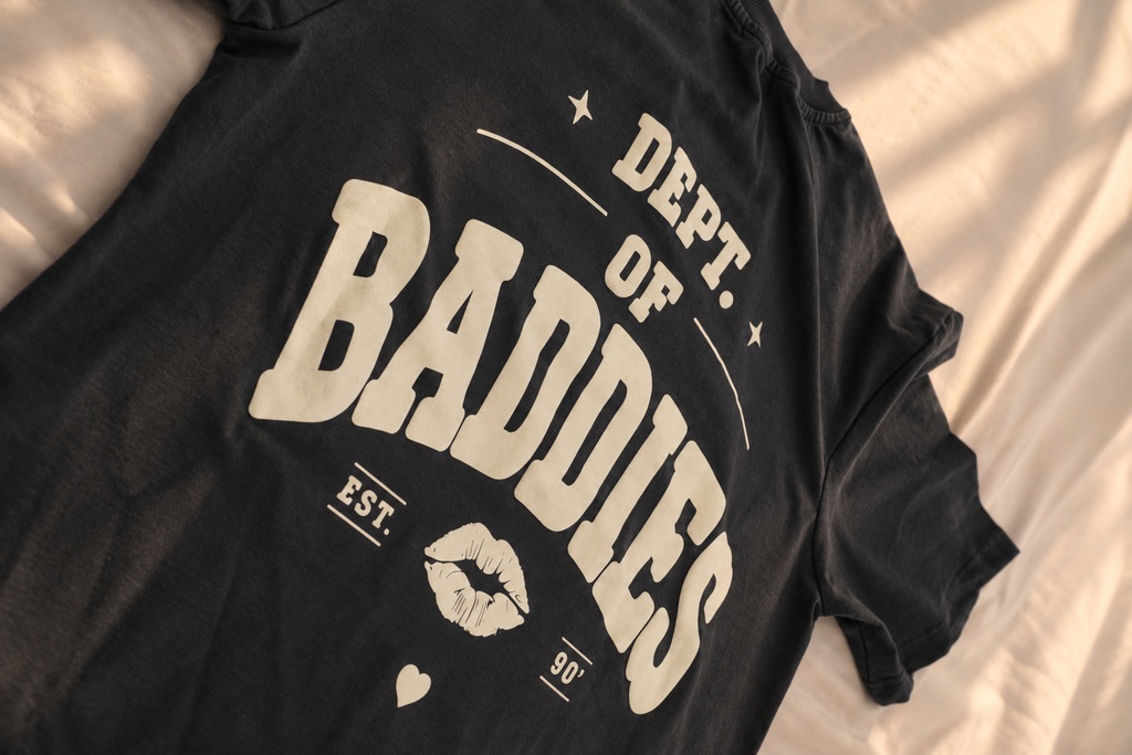 Dept. of Baddies Oversized Graphic T-Shirt