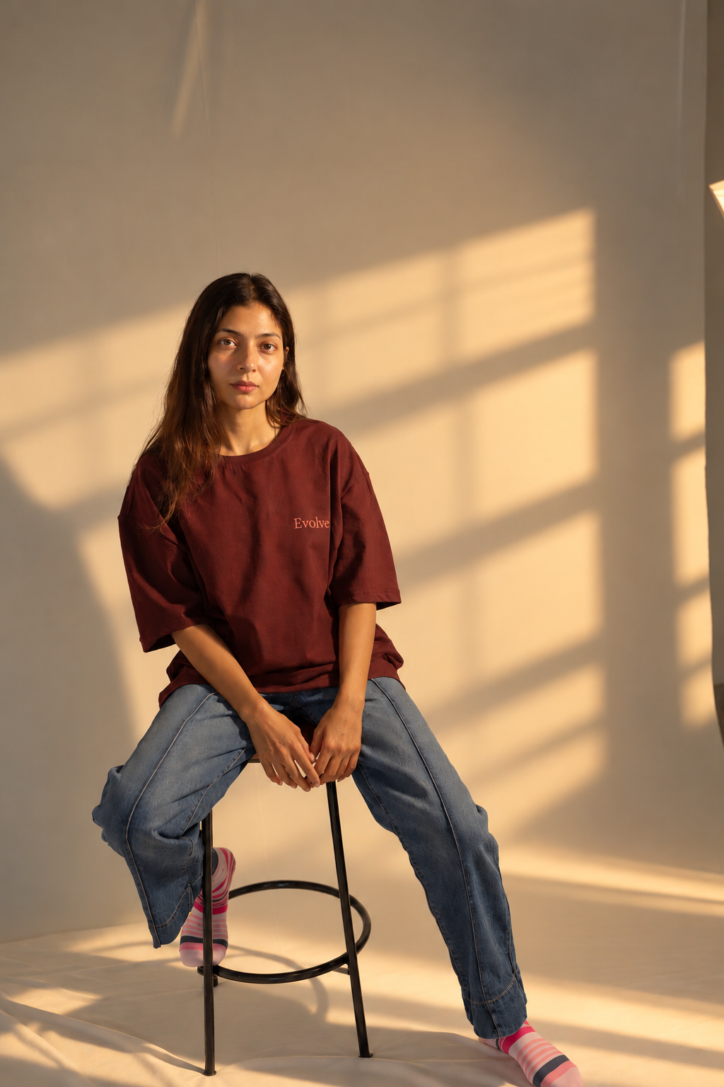 Butterfly Graphic Oversized T-Shirt