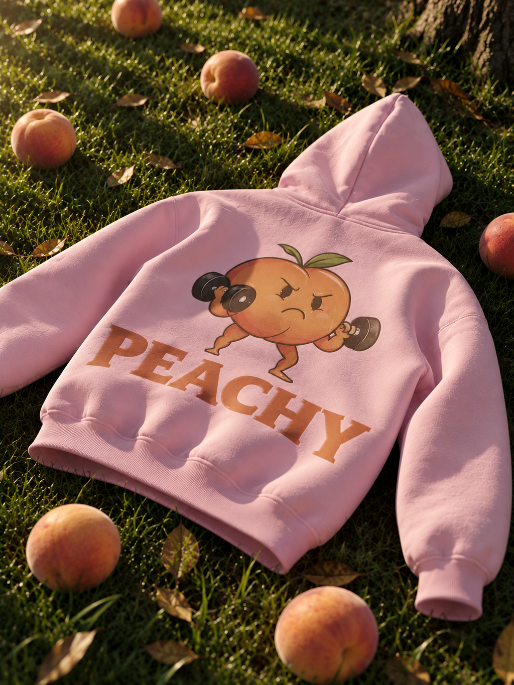 PEACHY — Graphic Pullover Hoodie