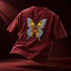 Butterfly Graphic Oversized T-Shirt