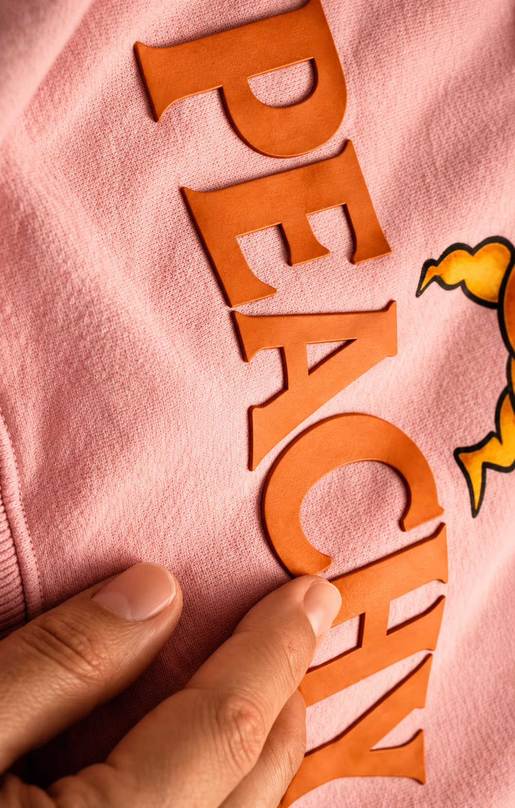 PEACHY — Graphic Pullover Hoodie